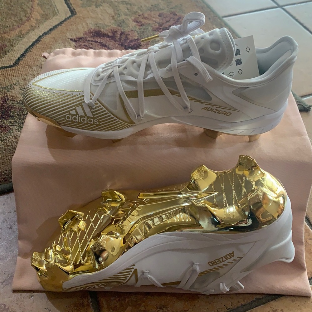 Adidas® AdiZERO® Afterburner 7 GOLD Baseball Cleat - Picture 12 of 15